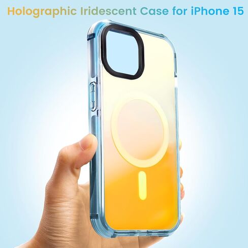 Magnetic for iPhone 15 Case Drop Resistant Matte Skin Feeling Back Cover Shockproof Slim Fit for iPhone 15 Phone Case，Matte Black in Kuwait