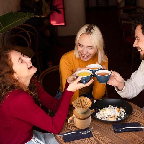 Pour Over Coffee Maker Set,with Lid and V60 Paper Coffee Fliters 20 Counts,High Heat Resistant Vintage Coffee Carafe Dripper Set for Home Café Restaurant Camping Hiking,34 Oz(Yellow) in Kuwait