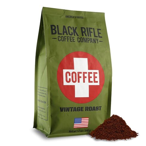 Black Rifle Coffee Company AK Espresso, Medium Roast Ground Coffee, 12 OZ Bag in Saudi Arabia