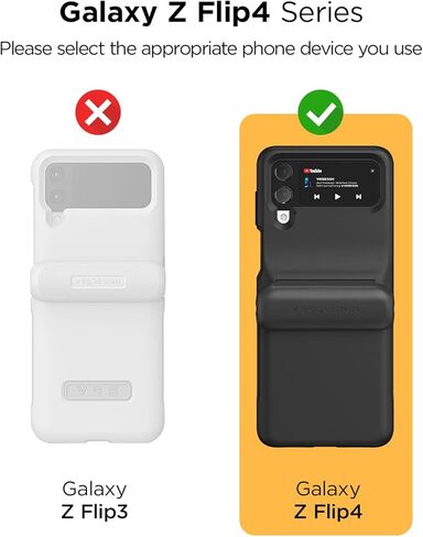 VRS Design Guard Modern Go Phone Case لـ Galaxy Z Flip 4 5G (2022) ، حقيبة محفظة محفظة محملة بالأسلوب المحملة بالأسلوب (الرمال الوردية) in Kuwait