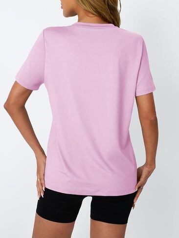 AUTOMET Women's Workout Tops Short Sleeve Gym Shirts Summer Athletic Yoga Tshirts Loose Fit Casual Clothes 2025 in Saudi Arabia