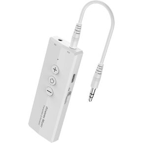 Isobel 3-in-1 Bluetooth Transmitter/Receiver, Rechargeable Bluetooth Adapter for TV & Car Stereo