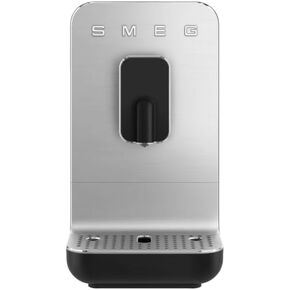 Smeg NEW BCC11BLMUS Fully Automatic Espresso Machine,3 preset buttons for Espresso Cappuccino and Coffee Adjustable Grinder for Whole Beans (Matte Black)