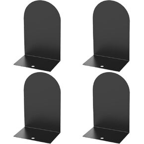 ينتهي Merrynine Metal Book ، 4 حزمة Blue Bookends للأرفف ، حامل الكتب للكتب الثقيلة ، Book End for Kids ، Bookend للمكتب المنزلي