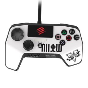 New Improved D-Pad - Mad Catz Street Fighter V FightPad PRO for PlayStation4 and PlayStation3 - Black - PlayStation 4