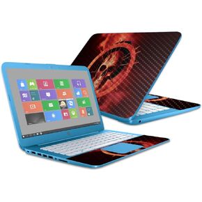 Mayyskins Carbon Carbon Skin for HP Stream 14 "(2016) - Watch Standing | الحماية ، دائمة الألياف الكربونية المتين