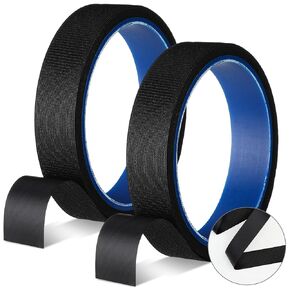 2 Rolls Wetsuit Repair Iron On Seam Tape 16.4 Ft Waterproof Sealing Patch for Neoprene Wetsuit Drysuit Fishing Suits Industrial Standard Carrier Material Black Color(2 Inch)