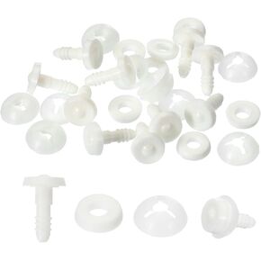 Patikil 50mm Doll Noints ، 10 مجموعة من البلاستيك موصل مفاصل حيوانية قابلة للإزالة