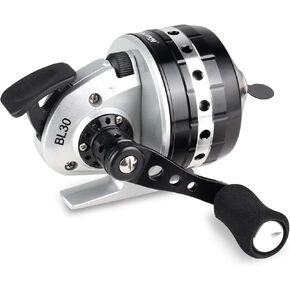 Spinning Fishing Reel 3+1BB Light Weight Ultra Smooth Alloy Spinning Fishing Reel with 100 M of PE Braided Dyneema Spare Spool