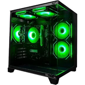 Computer Desktop PC AMD Ryzen 7 5700G Up to 4.6GHz Prebuilt PC 16G RAM DDR4 1TB M.2 SSD ARGB Fan Gaming Computer Tower