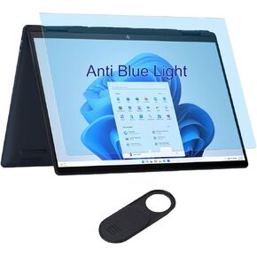 واقي شاشة حزمة 2 من HP Envy X360 2-in-1 14 بوصة كمبيوتر محمول （النماذج ： 14Z-FA/14T-FC/14T-ES） شاشة تعمل باللمس مع ضوء مضاد للضوء ، مضاد للشفقة ، ومضادة للأصبع