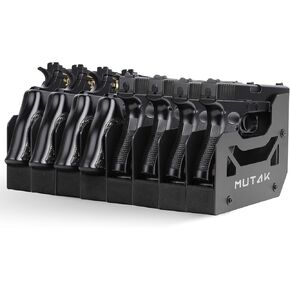 Soft Foam Pistol Rack for Gun Safe, Gun Cabinet, Durable Handgun Stand Organizer Accessories with Gun Slots, Compatible with Size Firearm, Revolver Pistols Holder