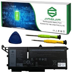 DR02P Laptop Battery Replacement for Dell Latitude 5440 5540 5450 5550 2024 Precision 3480 3490 3580 3590 P165G P165G001 P165G002 P165G003 P165G004 P127F P37F Series 02X1V9 2X1V9 11.4V 54Wh