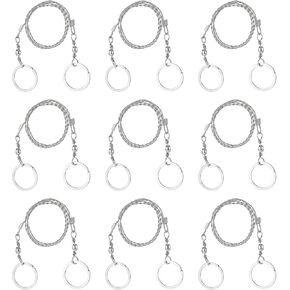 9 PCS سلك المنشار البقاء على قيد الحياة ، الكابلات المصنوعة من الفولاذ المقاوم للصدأ منشار جيب الحبل منشار البقاء على قيد الحياة الطوارئ المنشار PVC الأنابيب الأنبوب الأسلاك منشار الأسلاك المنشار لخشب التخييم حبل المناشير لقطع شجرة 28.7 في