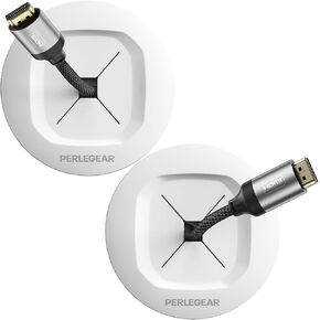 Perlegear Cord Hider for Wall Mounted TV, Wire Hiders for Mounted TV and Speakers, in-Wall Cable Management Kit, Includes Drill Template, Dust Bag and Hole Saw Drill Attachment