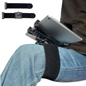لوحة الركبة الطيار Ohlpro للأقراص iPad & 7 "-11" ، تم ترقية حزام مرن 2 حزمة لتناسب آمن على الفخذ ، زوايا المشاهدة القابلة للتعديل ، المواد البلاستيكية المتميزة ، مثالية للطيران والمشاهدة