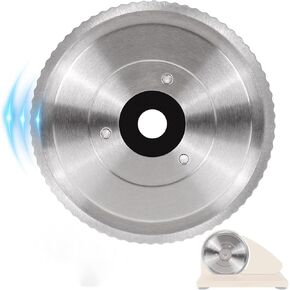 6.6'' Bread Slicer Replacement Blade, Serrated Stainless Steel Blade, Easy to Clean and Install, Perfect for Manual Cutting Bread, Replacement for Vanerepok Bread Slicer
