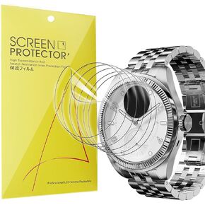 Compatible for Withings ScanWatch Nova Brilliant Screen Protector, [6 Pack] Full Coverage TPU Clear Film Compatible for Withings ScanWatch Nova Brilliant 39mm (6 pack)