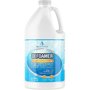Hot Tub Defoamer - Pool, Fountain, & Spa - Antifoam Concentrate - Silicone Emulsion - Quickly Removes & Prevents Foam in Water - Eco Friendly & Safe Formula - No Harsh Chemicals - 1/2 Gallon (64 oz.)