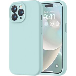 LOVE 3000 Designed for iPhone 16 Case, Premium Silicone with [Soft Anti-Scratch Microfiber Lining] Shockproof Protective Phone Case for Men Women Girls 6.1", Black