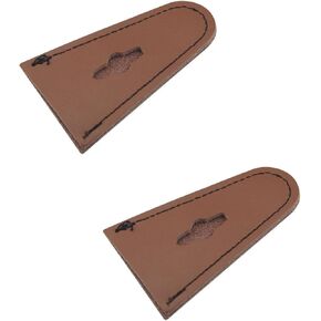 2pcs Brown Bow Sleeve Protector Recurve String Ear Covers Bow Sling Protectors Shooting Sports Accessories