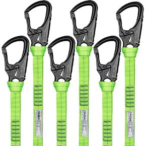 Arborist Speedline Kit - Lightweight, Durable 7075 Aluminum Snaphook, Resilient 1" Nylon Webbing, 29kN Sling Strength, 40" Six Pack…