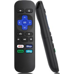 Universal Replacement Remote Control for Roku Express, for Roku Premiere, for Roku Box, for Roku Player, for Roku 1 2 3 4 -【NOT for Stick or TV】