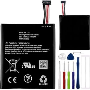 Replacement Battery S2 Compatible with for Ring Video Doorbell 2nd Generation 5UM5E5–2020 Release