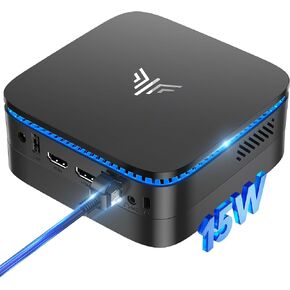 KAMRUI AK1 Plus Mini PC, Desktop Computer 12th N95(up to 3.4GHz) Mini Computers 16GB RAM 512GB SSD, Micro PC, Mini Tower PC Desktop Support 4K HDMI, Dual WiFi, BT4.2 for Business Home Office