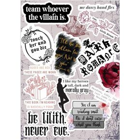 Dark Romance Kindle Insert for 11th Gen Kindle – Glossy Kindle Insert for Book Lovers & Booktok Readers – E-Reader Accessory for Dark Romance Fans