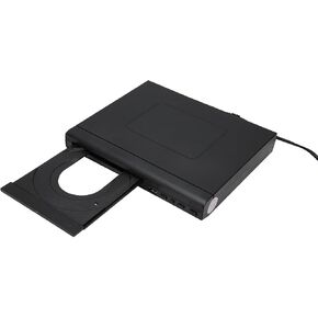 HD DVD Player, Mini DVD Players for TV with Cable, DVD R, DVD RW, JPEG, CD R, CD RW Supported, Built in PAL NTSC, Remote Control, USB2.0 Expansion Interface (US Plug)