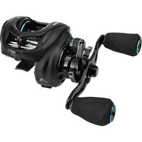 KastKing Verus Baitcasting Fishing Reel, 6oz Ultra Lightweight, Halo XII Magnetic Braking System, 9+1 MaxiDur Double Shielded Stainless Steel BB, Up to 18 Lbs Max Drag, 8.0:1/7.2:1 Gear Ratio