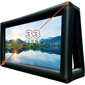 شاشة عرض قابلة للنفخ لخارجية شاشة الفيلم الخارجية في الهواء الطلق مع منفاخ الهواء ، وسهلة الإعداد للمنزل إلى منزل TV Home for Backerard in Kuwait