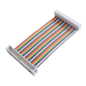 ZDE Male to Female GPIO Flat Ribbon Cable 40pin Breadboard Rainbow Jumper Wire 10cm/3.94inch Compatible with Raspberry Pi 5 4B 3 2 Model B B+