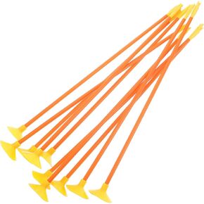 BESPORTBLE 10pcs Replacement Suction Cup Arrows for Kids Toy Bow 41cm Large Plastic Arrows for Safe Indoor and Outdoor Play for Target Practice and Games