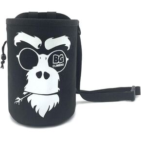 Monkey Chalk Bag - Cool Chalk Bag Edition for Rock Climbing, Bouderling