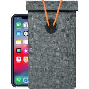 EMF Protection for Cell Phone — Faraday Key Fob Protector and Faraday Bag for Phone — Comprehensive Radiation Protection Against EMF, RFID, WiFi, GPS, Phone Signal Blocking (Double Sealed)