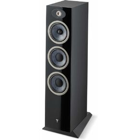 Focal Theva N°3-3-Way Floorstanding Loudspeakers with 6.5-Inch Drivers, Sold Individually, Black - FTHEVAN3BK