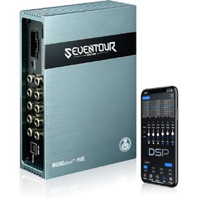 P48E Car Equalizer DSP Digital Signal Processor,31-Band Graphic Equalizers,8-Channels Output,4-Channels Input,Car Equalizer EQ (DSP+Wired Controller)