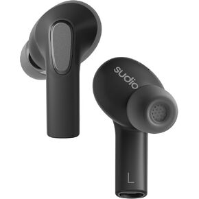 Sudio E3 Wireless Earbuds with Bluetooth 5.3, Hybrid ANC, Microphone, Codec AAC, 30h Playtime, Wireless and USB Type-C Charging, Sweat and Splash Resistant