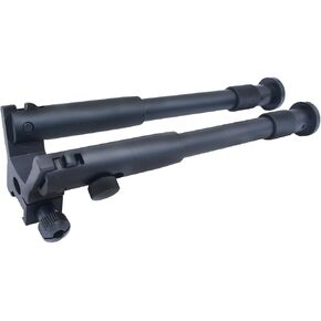 Tactical Bipod OP-I Aluminium Foldable Adjustable Height Fits Picatinny Rail
