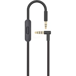 Inline Remote Mic Extension Audio Cable Cord Replacement for Monster Beats by Dr Dre Solo Solo HD Studio Wireless Pro Detox Mixr Executive Pill Headphones (White)