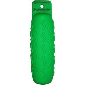 D.T. Systems Soft-Mouth Trainer Large 3-Inch by 12-Inch Plastic Dog Training Dummy, Contrast Green, 3-Pack