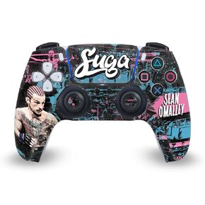 Head Case Designs Officially Licensed UFC Sugar Distressed Sean O'Malley Vinyl Faceplate Sticker Gaming Skin Decal Cover Compatible With Sony PlayStation 5 PS5 DualSense Controller