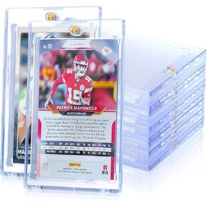 5 Pack 35PT Magnetic Card Holder for Trading Cards, One-Touch Card Case Holder for Baseball Football Sports MTG TCG Collectable Cards