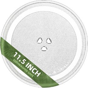 11.5" Microwave Turntable Compatible with Whirlpool W11443145 W11401221, 11-1/2 inch Replacement Microwave Glass Plate for WB49X689 3517203500 F06019W00XP 9KC3517203500