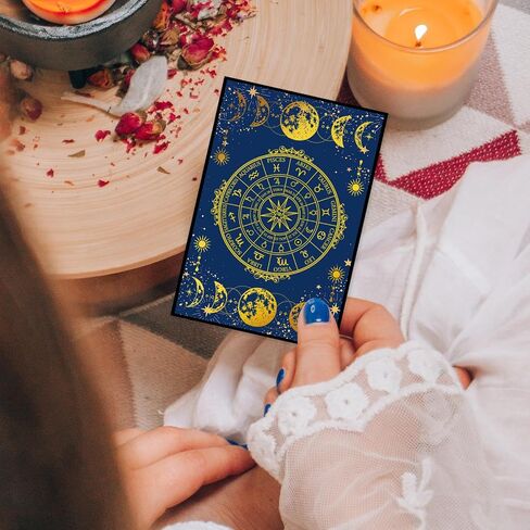GLOBLELAND Mystic Tarot Pattern Silicone Clear Stamp Magic Transparent Fantasy Diary Clear Stamps for Scrapbook Journal Card Making 4.3 x 6.3 Inch in Saudi Arabia
