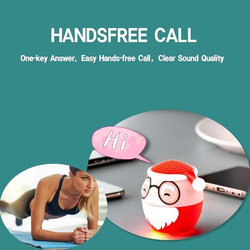 1.77 Inch Portable Mini Bluetooth Speaker Wireless with Lanyard, Cute Dog Style Bluetooth 5.0 for Phone PC Android Home Indoor Outdoor in Saudi Arabia