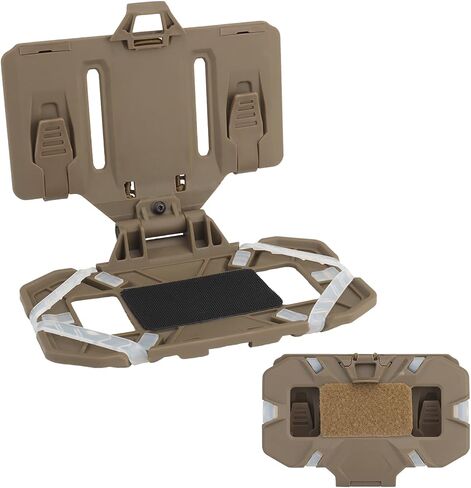 Tactical Plate Carrier Vest Attachments Universal Phone Chest Mount for Screen Size 4.7"-6.7" Molle Foldable Navigation Phone Holder Board in Kuwait
