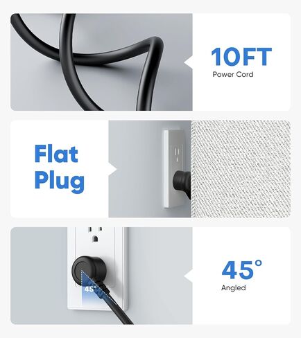 20W Recessed Power Strip with 15W Wireless Charger, Furniture Flush Mount Power Strip with 4 USB Ports (2 USB-C), Recessed Outlet for Home, Office(6FT Cable) in Kuwait